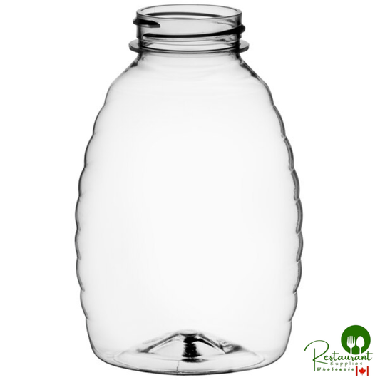 8 oz. (12 oz. Honey Weight) Classic Queenline PET Honey Bottle - 385/Case