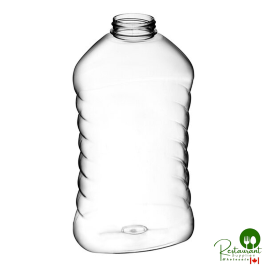 27 oz. (40 oz. Honey Weight) Ribbed Hourglass PET Honey Bottle - 135/Case