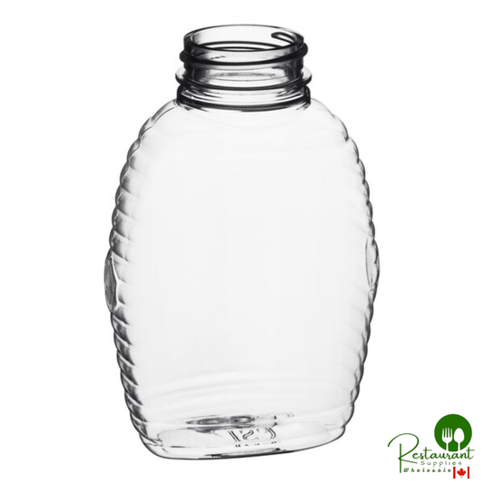 8 oz. (12 oz. Honey Weight) Queenline PET Honey Bottle - 385/Case