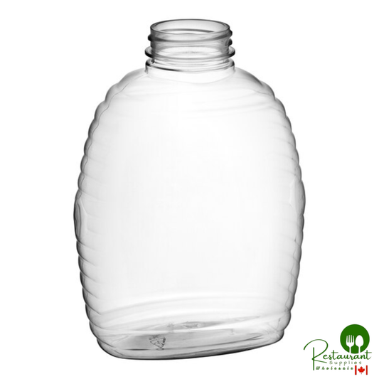 16 oz. (24 oz. Honey Weight) Queenline PET Honey Bottle - 200/Case