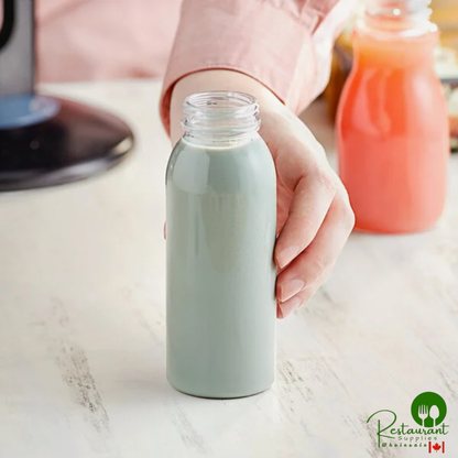 Captiva Containers 8 oz. Round PET Clear Juice Bottle - 320/Case
