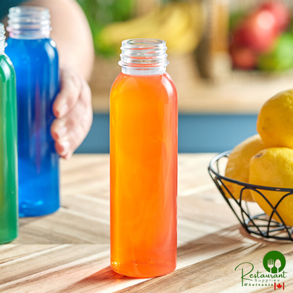 Captiva Containers 12 oz. Round PET Clear HPP Juice Bottle - 210/Case