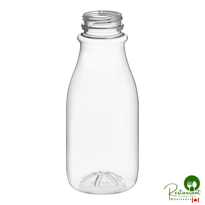 Captiva Containers 12 oz. Round PET Clear Juice Bottle with Tapered Neck - 145/Case