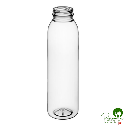 Captiva Containers 12 oz. Round rPET Clear Juice Bottle - 210/Case