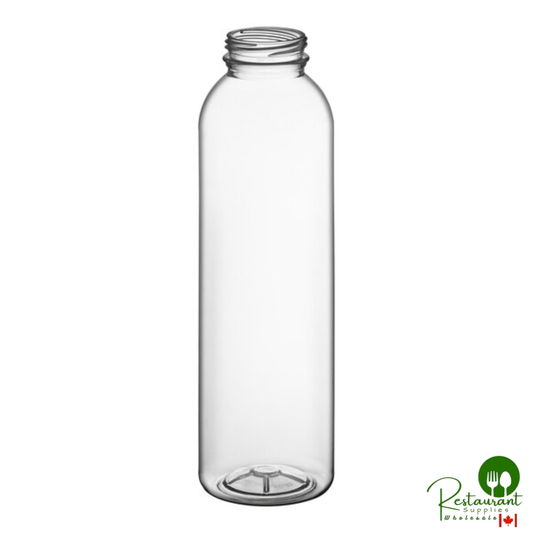 Captiva Containers 16 oz. Round rPET Clear Juice Bottle - 186/Case