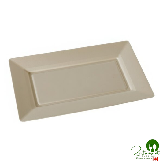 Fineline 43RCP138 Conserveware 13" x 8" Bagasse Rectangular Plate - 150/Case