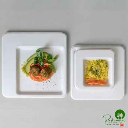 Jungle Diamond 7" No PFAS Added Compostable Sugarcane Pulp Plate - 600/Case