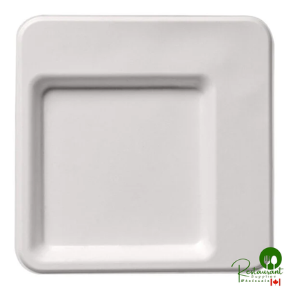 Jungle Diamond 7" No PFAS Added Compostable Sugarcane Pulp Plate - 600/Case