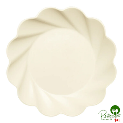 Sophistiplate Simply Eco 9 1/2" Cream Fiber Dinner Plate - 96/Case
