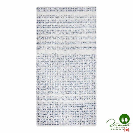 Hoffmaster FashnPoint® 15 1/2" Square Tissue Blue Cottage Knit 1/8 Fold Dinner Napkin - 800/Case