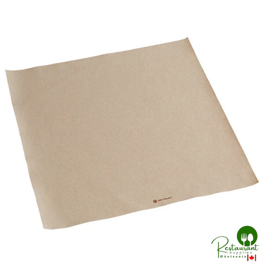 Hoffmaster FP1311 FashnPoint® 15 1/2" x 15 1/2" Natural Flat Pack Dinner Napkin - 750/Case