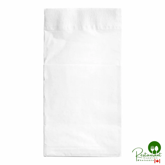 Hoffmaster Quickset 17" Square 2-Ply White Pocket Fold Dinner Napkin - 800/Case