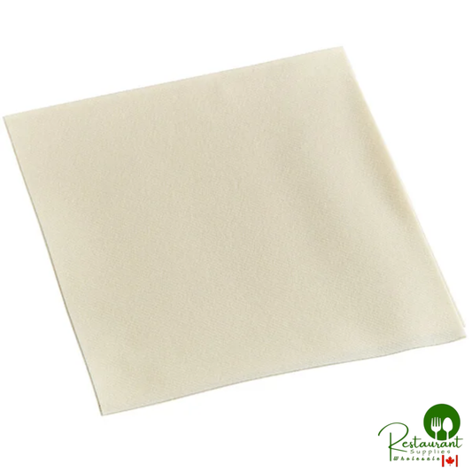 Hoffmaster Ecru Linen-Like 1/4 Fold Dinner Napkin - 16" x 17" - 300/Case