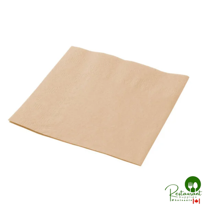 Hoffmaster Black Beverage / Cocktail Napkin - 1,000/Case