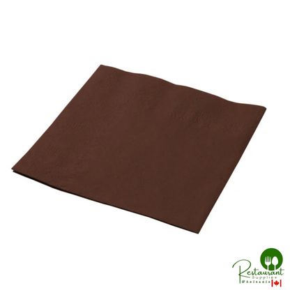 Hoffmaster Black Beverage / Cocktail Napkin - 1,000/Case