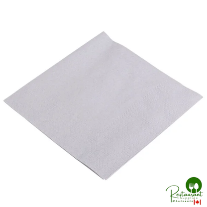 Hoffmaster Black Beverage / Cocktail Napkin - 1,000/Case