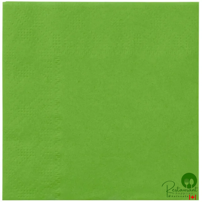 Hoffmaster Black Beverage / Cocktail Napkin - 1,000/Case