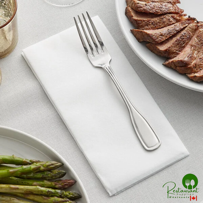 Hoffmaster White Linen-Like 1/8 Fold Dinner Napkin - 17" x 17" - 300/Case