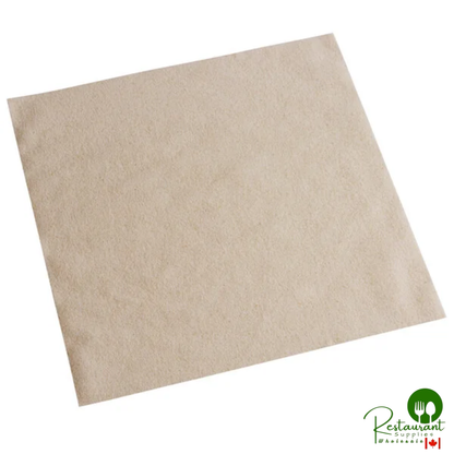 Hoffmaster Natural Onyx Flat Pack Linen-Like Dinner Napkin - 16" x 16" - 1,000/Case