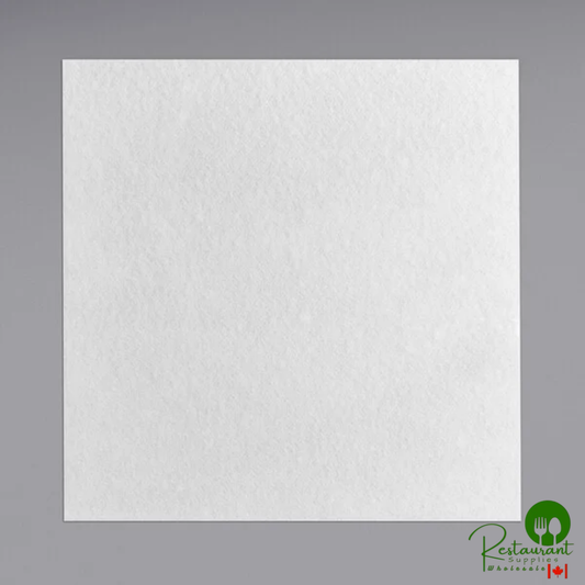 Hoffmaster 125043 Flat Pack 14 1/2" x 14 1/2" White Linen-Like Dinner Napkin - 1,000/Case