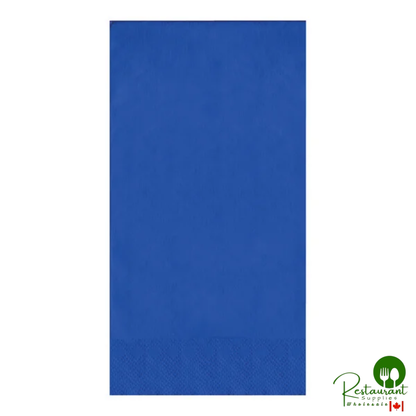 Creative Converting 12 3/4" x 16" Black Velvet 2-Ply 1/6 Fold Guest Towel / Buffet Napkin - 600/Case