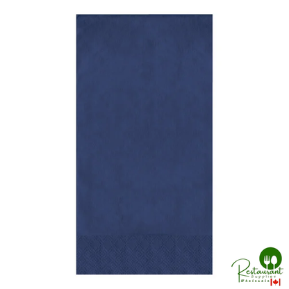 Creative Converting 12 3/4" x 16" Black Velvet 2-Ply 1/6 Fold Guest Towel / Buffet Napkin - 600/Case