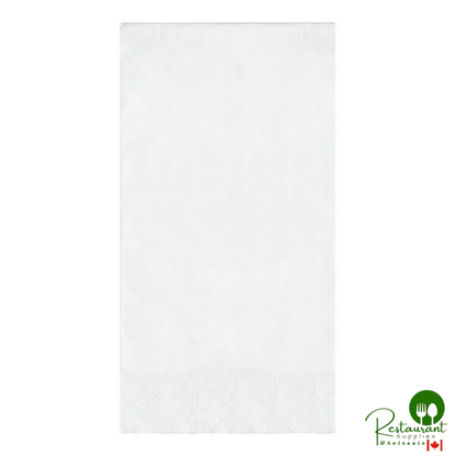 Creative Converting 12 3/4" x 16" Black Velvet 2-Ply 1/6 Fold Guest Towel / Buffet Napkin - 600/Case