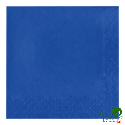 Creative Converting 139194135 Black Velvet 2-Ply 1/4 Fold Luncheon Napkin - 600/Case