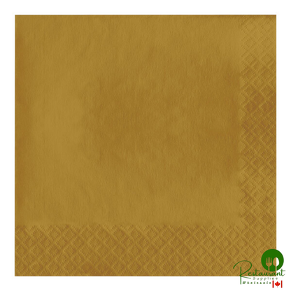 Creative Converting 139194135 Black Velvet 2-Ply 1/4 Fold Luncheon Napkin - 600/Case