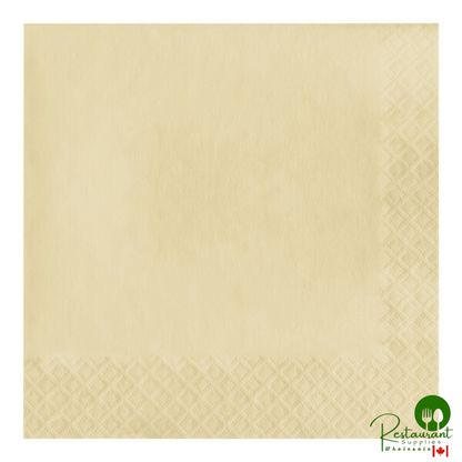 Creative Converting 139194135 Black Velvet 2-Ply 1/4 Fold Luncheon Napkin - 600/Case