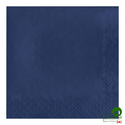 Creative Converting 139194135 Black Velvet 2-Ply 1/4 Fold Luncheon Napkin - 600/Case