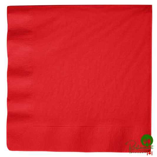 Creative Converting 591031B Classic Red 3-Ply Paper Dinner Napkin - 250/Case