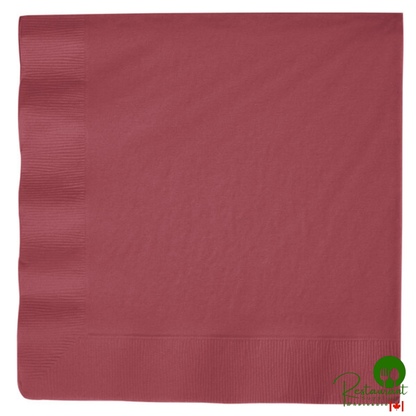 Creative Converting 591031B Classic Red 3-Ply Paper Dinner Napkin - 250/Case