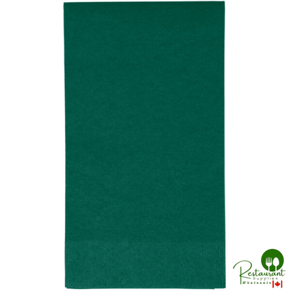 Creative Converting 95000 White 3-Ply Guest Towel / Buffet Napkin - 192/Case