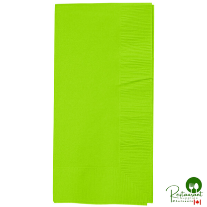 Creative Converting 67177B Hot Magenta Pink 1/8 Fold 2-Ply Paper Dinner Napkin - 600/Case