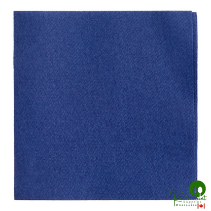10" x 10" Cream Airlaid Linen-Feel 1/4 Fold Beverage Napkin By Prime - 1,000/Case