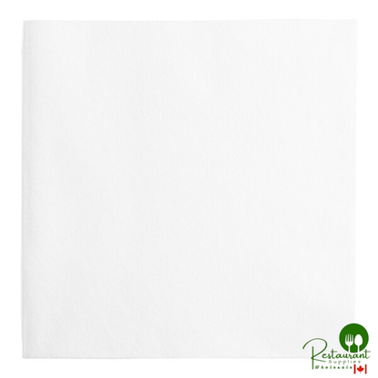 10" x 10" Cream Airlaid Linen-Feel 1/4 Fold Beverage Napkin By Prime - 1,000/Case
