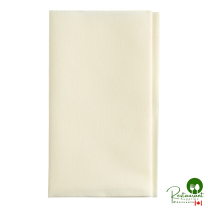 15" x 17" Navy Airlaid Linen-Feel 1/8 Fold Dinner Napkin By Prime - 500/Case