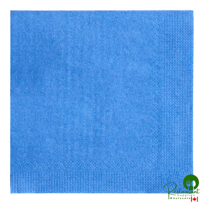 9 1/2" x 9 1/2" Chocolate 2-Ply Beverage / Cocktail Napkin By Prime - 1,000/Case