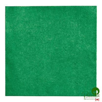 9 1/2" x 9 1/2" Chocolate 2-Ply Beverage / Cocktail Napkin By Prime - 1,000/Case