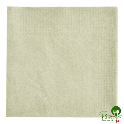 9 1/2" x 9 1/2" Chocolate 2-Ply Beverage / Cocktail Napkin By Prime - 1,000/Case