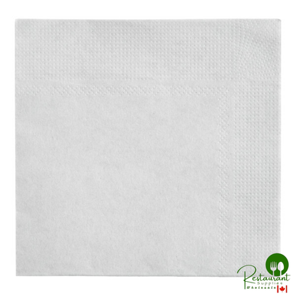 9 1/2" x 9 1/2" Chocolate 2-Ply Beverage / Cocktail Napkin By Prime - 1,000/Case