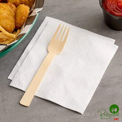 10" x 12" White 1/4 Fold Luncheon Napkin By Prime - 6,000/Case