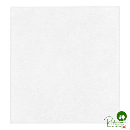16" x 15" White Linen-Feel Flat-Packed Dinner Napkin By Prime - 500/Case