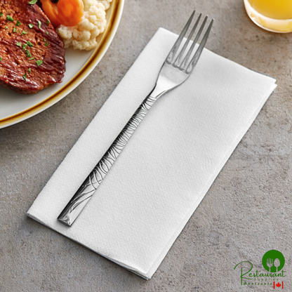 Linen-Feel 1/4 Fold Dinner Napkin By Prime - 800/Case