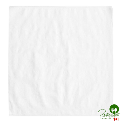 14" x 14" White Linen-Feel Flat-Packed Paper Napkin By Prime - 1,000/Case