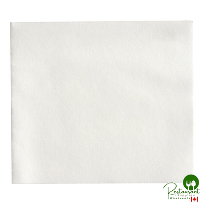 Premium White Linen-Feel 1/4 Fold Dinner Napkin By Prime - 800/Case