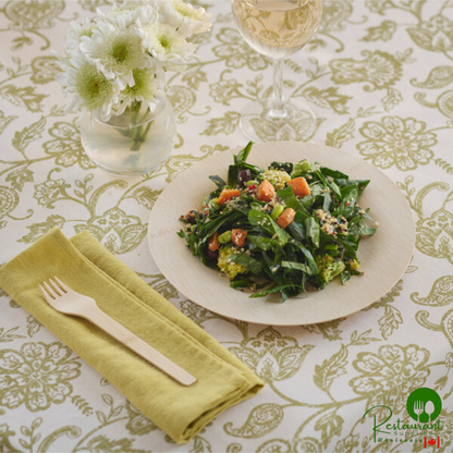 Bambu® 060900 Veneerware® 7" Disposable Bamboo Plate - 100/Box | Canada