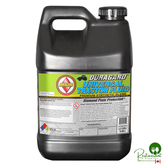 DURAGARD® DIAMOND PLATE® UNIVERSAL HYDRAULIC TRACTOR FLUID, PREMIUM SYNTHETIC BLEND – 2.5 GALLON JUG SINGLE [REPLACES MOBILFLUID 424]