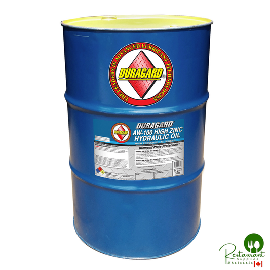 Duragard® Diamond Plate® AW-100 Premium High Zinc, Anti-wear, non foaming, HVI Multi-weight Hydraulic Oil – 55 GALLON DRUM